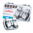 10.10.2102 Bráquete Metálico Advanced Series Edgewise 0,022 Kit com 50 Casos (Sem Gancho) - Orthometric