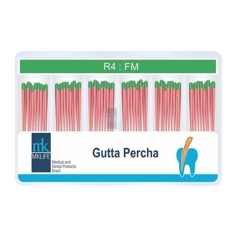 Cone de Gutta Percha Acessória FM/R4 com 120 - MK Life