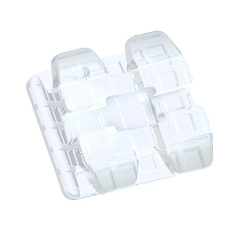 10.87.2143 Bráquete Cerâmico New Ice Clear Roth 0,022 (Dente 43 com Gancho) - Orthometric