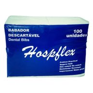 Babador Descartável 33cm X 47cm com 100 unidades - Hospflex