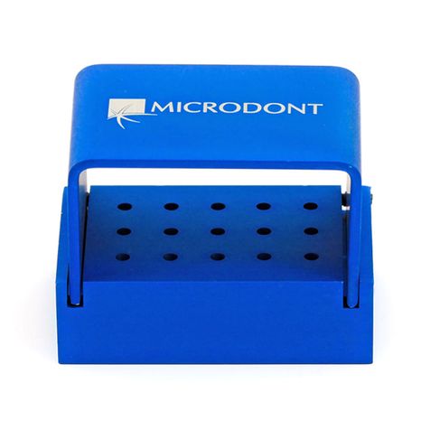 Broqueiro 15 Furos FG Azul - Microdont