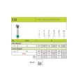 Broca Carbide Esférica Corte Rápido C1S Longa CA N° 4S 26mm - Jota