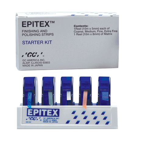 Kit Tira de Lixa e Matriz de Poliéster Epitex Starter - GC