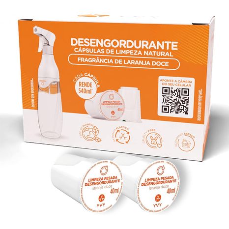 Refil Kit Limpeza Pesada Desengordurante (2 capsulas) - YVY
