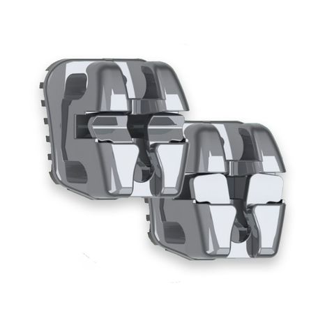05.20.0344 Bráquete Easyclip+ Passivo .018 Roth 1º Pré Molar Inf Direito Com Gancho (44) - Aditek