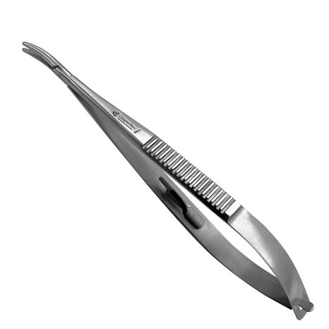 Porta Agulha Castroviejo 14cm CURVO - Cooperflex